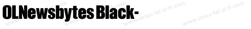 OLNewsbytes Black字体转换